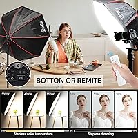 SHIRTAL 37″ Octangle Softbox Photography Lighting Kit — image 3