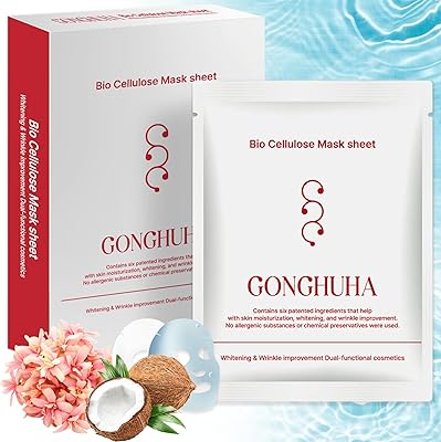 GONGHUHA Korean Bio Cellulose Face Mask (5 Sheets)