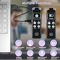 EVISTR L357 64GB Digital Voice Recorder — image 6