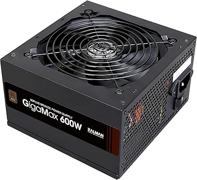 Zalman GigaMax 600W 80 Plus Bronze Certified ATX Power Supply