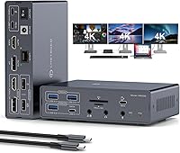 JCYMELE Thunderbolt 4 Docking Station 19-in-1 — image 1