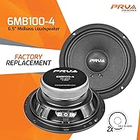 PRV AUDIO 6MB100-4 6.5 Inch Midbass Car Audio Speakers (Pair) — image 8