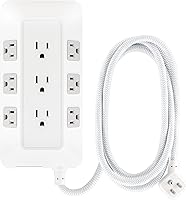 GE 9-Outlet Surge Protector 2480J, 6ft Cord — image 3