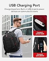 CROSSGEAR Large Travel Laptop Backpack 17.3″ — image 4