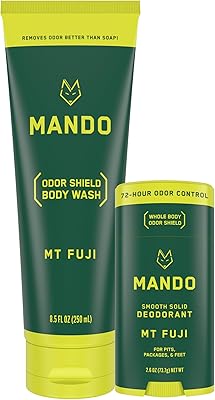 Mando Smooth Solid Stick + Acidified Body Wash (Mt. Fuji)