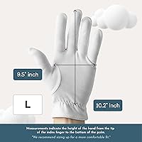 Cottonnerie Cotton Gloves for Dry Hands, Large, 8 Pairs — image 5
