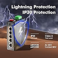 MokerLink 5-Port PoE+ Industrial DIN Rail Switch — image 4
