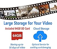 WKX W-A2 2K Security Camera with 64GB SD Card — image 9