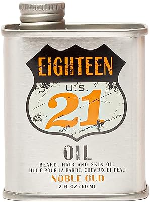 18.21 Man Made Hair, Skin & Beard Oil - Noble Oud, 2oz