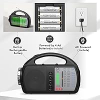 Audiocrazy AM FM NOAA Weather Radio — image 5