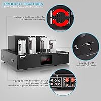 Pyle PVTA80 Bluetooth Tube Amplifier Receiver — image 6