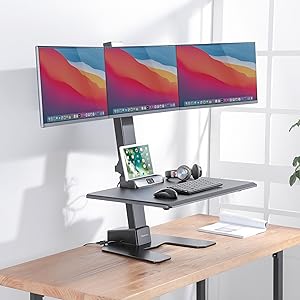 Mount-It! Triple Monitor Electric Standing Desk Converter Review