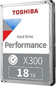 Toshiba X300 18TB Performance & Gaming Internal Hard Drive