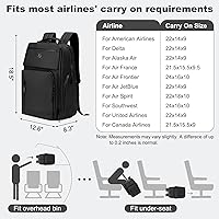 DTGN Large Capacity Water Resistant Laptop Backpack 17-inch — image 3