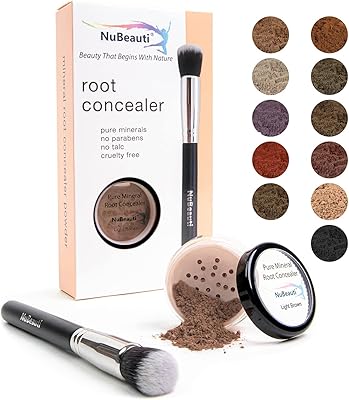 NuBeauti Hair Root Touch Up Powder, Light Brown