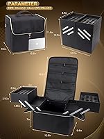 Deciniee Large Makeup Travel Train Case — image 6