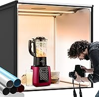 FOSITAN 32×32 Inch Bi-Color Dimmable Photo Light Box Kit — image 1