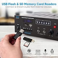 Pyle PMSA126BU Wireless Bluetooth PA Amplifier — image 5