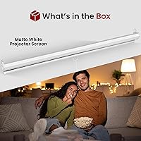 Pyle PRJSM9406 84-inch Manual Pull-Down Projector Screen — image 2