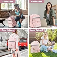 MoKo Women's Gym Backpack with Shoe Compartment — image 7