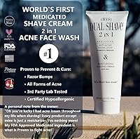 Dual-Shave 2-in-1 Acne Facial Wash + Medicated Shaving Cream 6oz — image 9
