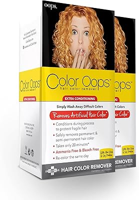 Color Oops Extra Conditioning Hair Color Remover 2 Pack