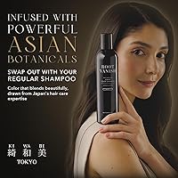 KIWABI Hair Color Shampoo for Gray Coverage – Dark Brown — image 2