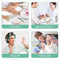 SZSJA Nail Arm Rest Cushion with Table Mat – White — image 7