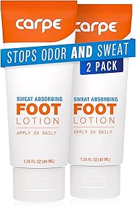 Carpe Sweat Absorbing Foot Lotion (2-Pack) Review