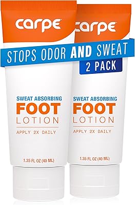 Carpe Sweat Absorbing Foot Lotion (2-Pack)