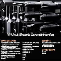 ZNikoyidy 180-in-1 Electric Screwdriver Set — image 2