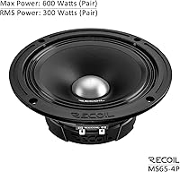 RECOIL MS65-4P 6.5-Inch Midrange Pro Audio Car Speakers — image 2