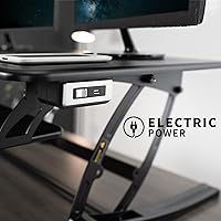 VIVO 42-inch Electric Height Adjustable Stand Up Desk Converter — image 4