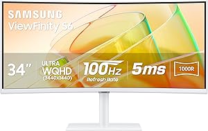 SAMSUNG 34″ ViewFinity S65TC Curved Monitor Review