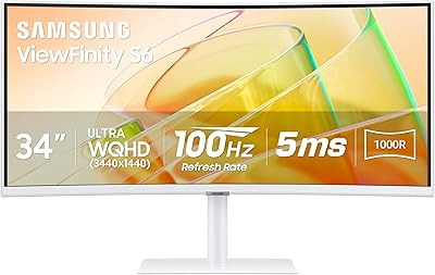 SAMSUNG 34″ ViewFinity S65TC Curved Monitor