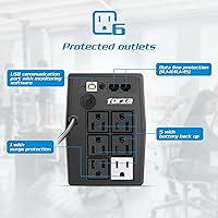 Forza SL-601UL Smart UPS Battery Backup & Surge Protector — image 4