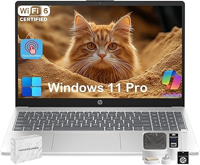 HP 15.6 Touchscreen Laptop, Intel Core i3-1315U, 16GB RAM, 512GB SSD