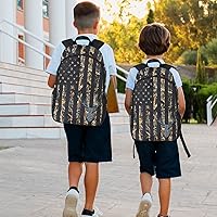 M YESCUSTOM Camouflage USA Flag Deer Backpack — image 5