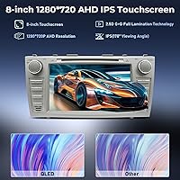 SWTNVIN Car Radio Stereo for Toyota Camry 2007-2011 Android 14 8″ Screen — image 3