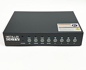 InstallerCCTV Video Quad Color 4CH Multiplexer QD040202 Review