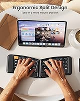 ProtoArc XK03 Ergonomic Foldable Bluetooth Keyboard — image 3