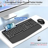 ULSOU Wireless Keyboard and Mouse Combo — image 4
