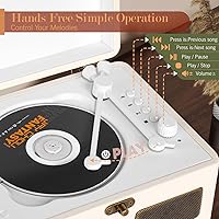 RetroBeat Vintage Portable Music Box CD Player — image 3