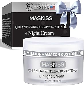 Maskiss Firming Neck Cream & Anti-Wrinkle Night Cream, 1.76oz Review