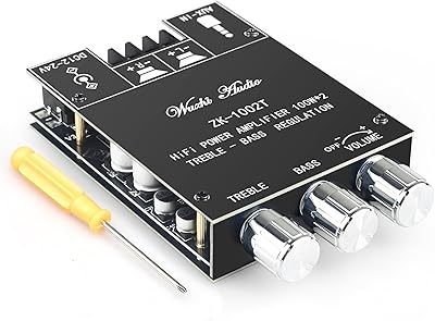 UWAYKEY 200W Bluetooth 5.0 Stereo Power Audio Amplifier Board