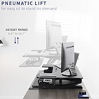 VIVO 42-inch Electric Height Adjustable Stand Up Desk Converter — image 5