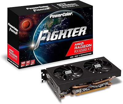 PowerColor Fighter AMD Radeon RX 6500 XT 4GB Graphics Card