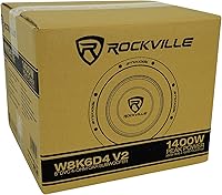 Rockville W8K6D4 V2 8″ 1400w Peak Car Audio Subwoofer — image 9