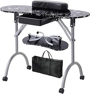 WELLHUT Portable Manicure Table Review