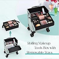 Yueieoun 5-in-1 Rolling Makeup Case — image 4